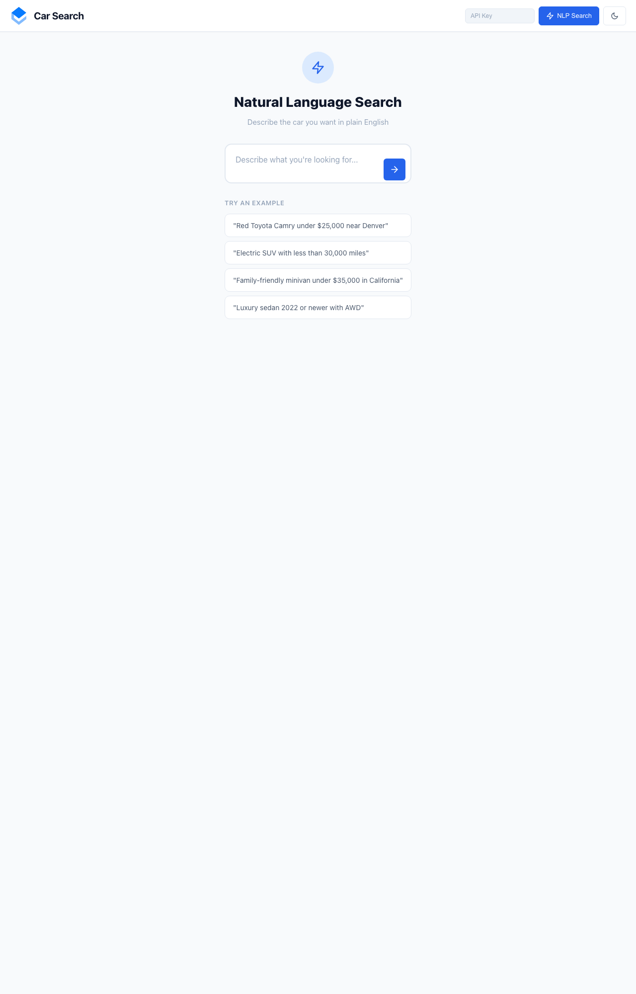 Car Search screenshot